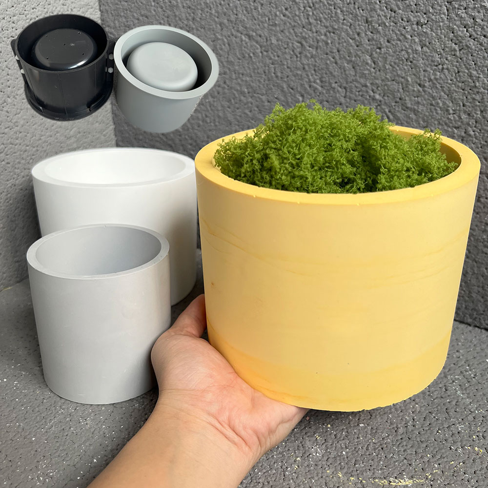 Candle Making Vessels - قوالب زارع خرسانية كبيرة من السيليكون