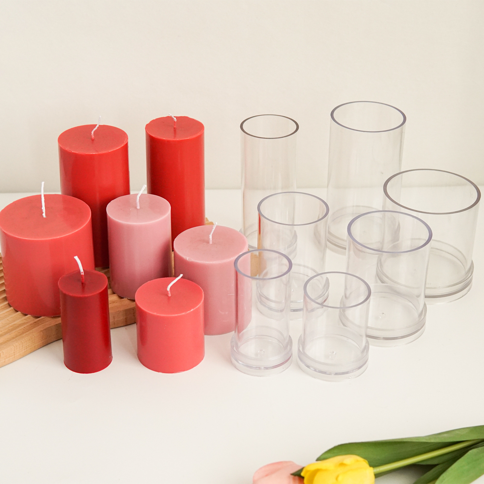 Candle Making Kits - مختلف ثلاثية الأبعاد قالب شمع أسطواني