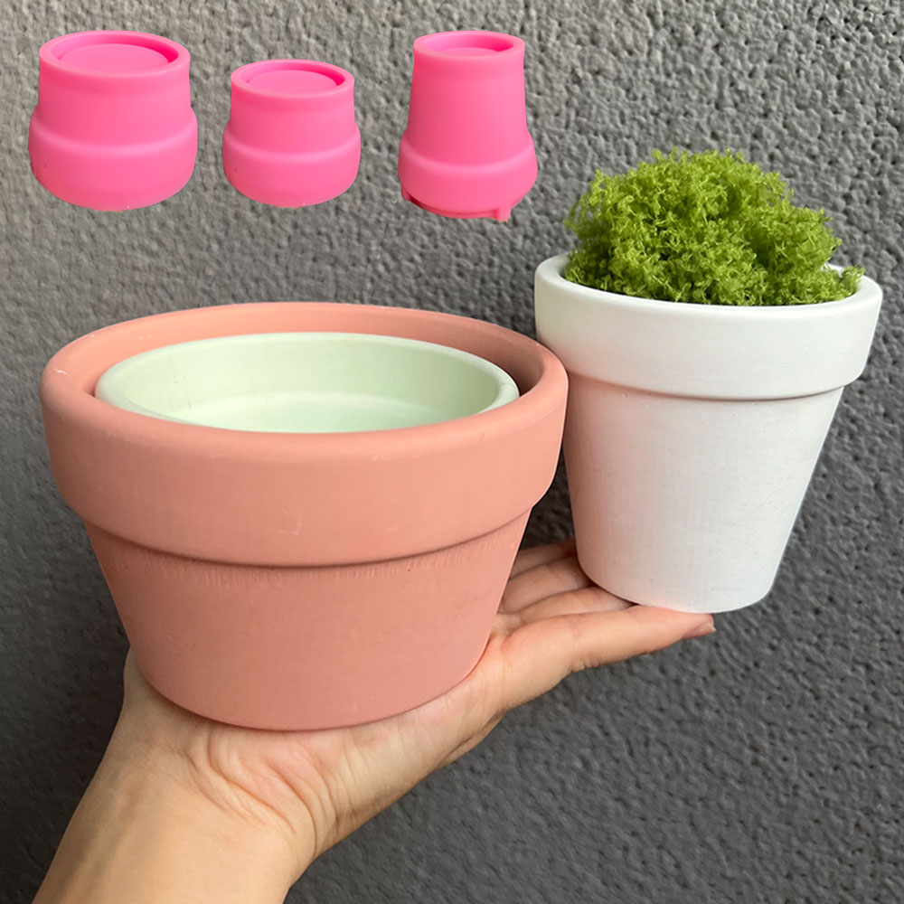 Candle Making Vessels - قالب سيليكون لوعاء مصنع خرسانة ،