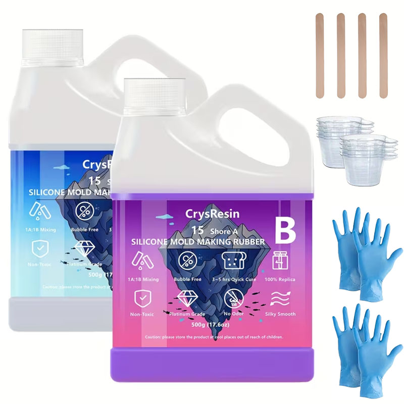 زجاجتان سعة 500 مل من السيليكو - مراجعة Candle Making Kits وسعره