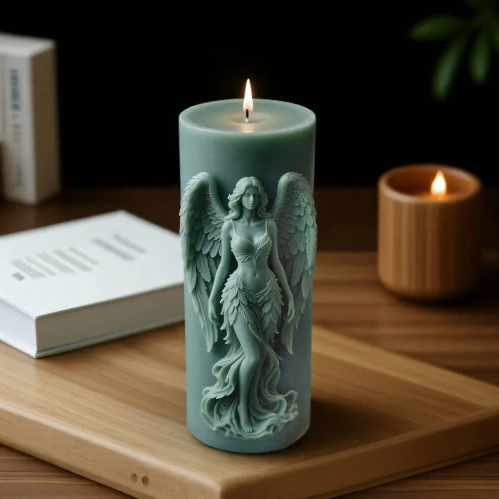 أجنحة آلهة المعطرة سيليكون قال - مراجعة Candle Making Date Night وسعره