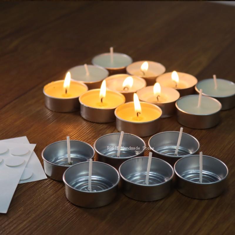 علبة شمع شاي دائرية من الألومن - مراجعة Candle Making Date Night وسعره