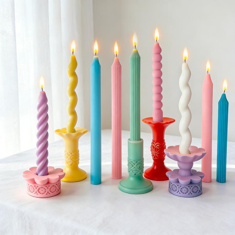 قالب شمع سيليكون حلزوني طويل،  - مراجعة Candle Making Date Night وسعره