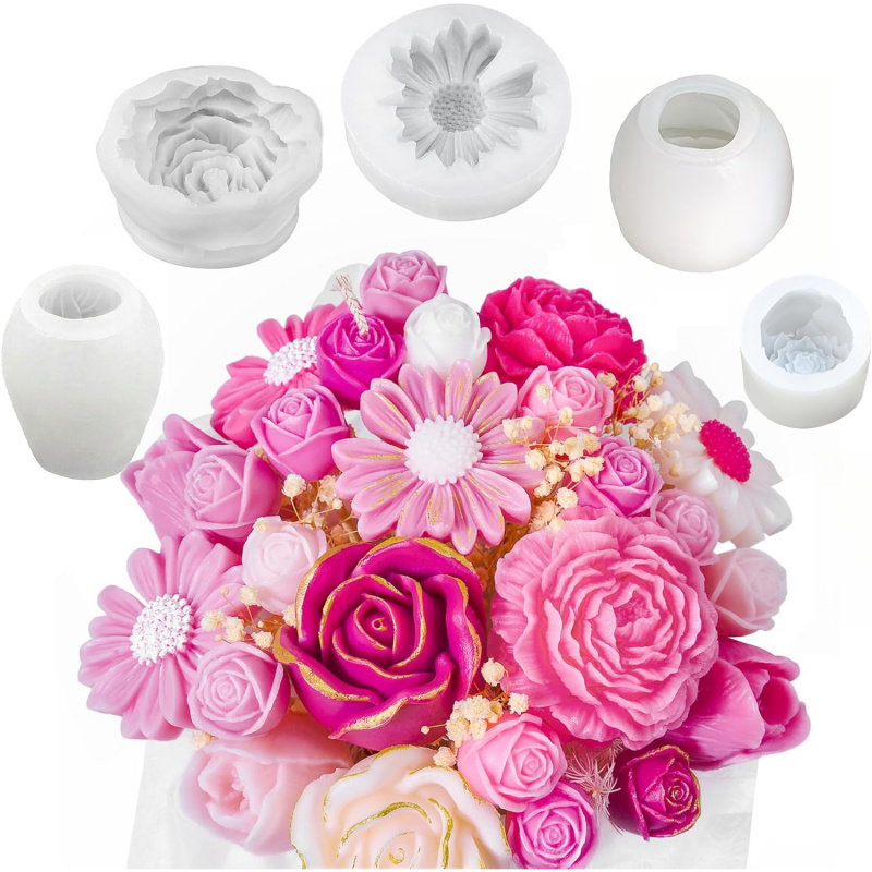 مجموعة قوالب شموع على شكل 5 زه - مراجعة Candle Making Kits وسعره