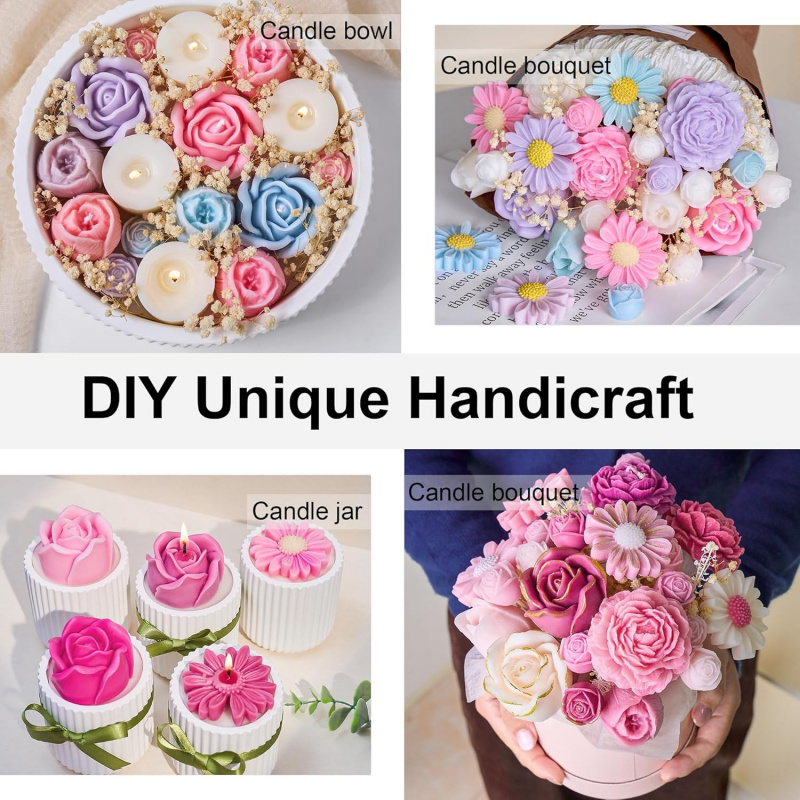 مجموعة قوالب شموع على شكل 5 زه - مراجعة Candle Making Kits وسعره