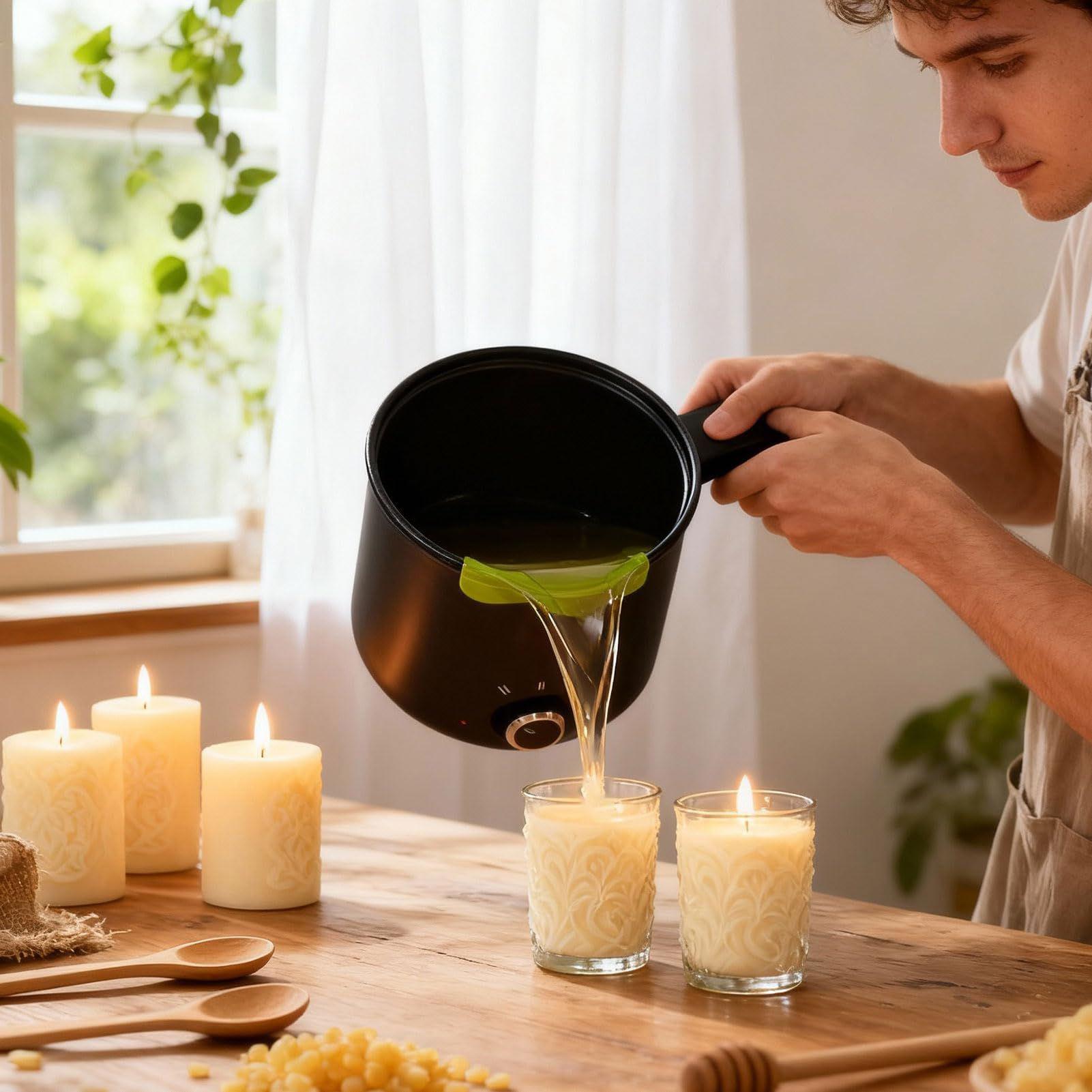 وعاء كهربائي لصهر شمع الشموع س - مراجعة Candle Making Vessels وسعره