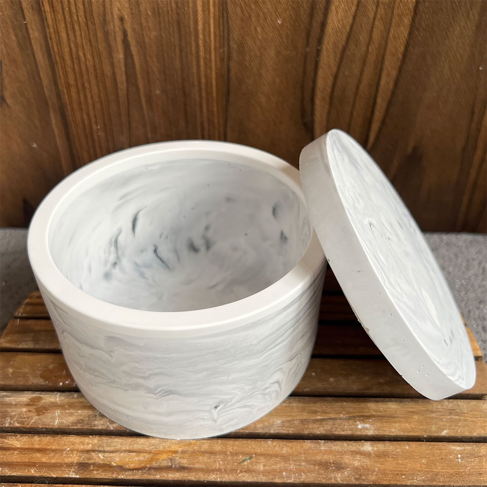 علبة شمعة اسمنتية مستديرة صندو - مراجعة Candle Making Vessels وسعره